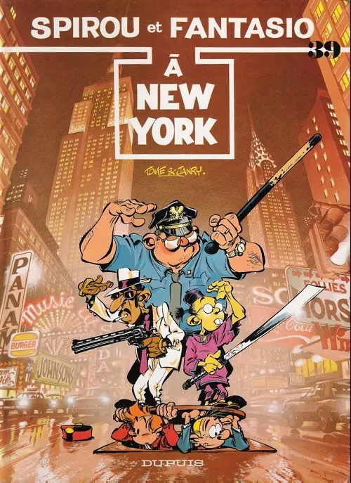 Couverture de l'album Spirou et Fantasio Tome 39 Spirou à New York