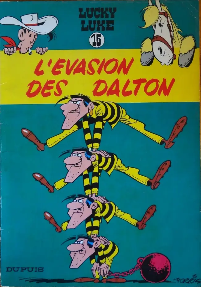 Couverture de l'album Lucky Luke Tome 15 L'évasion des Dalton