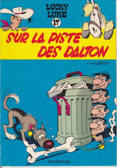Couverture de l'album Lucky Luke Tome 17 Sur la piste des Dalton