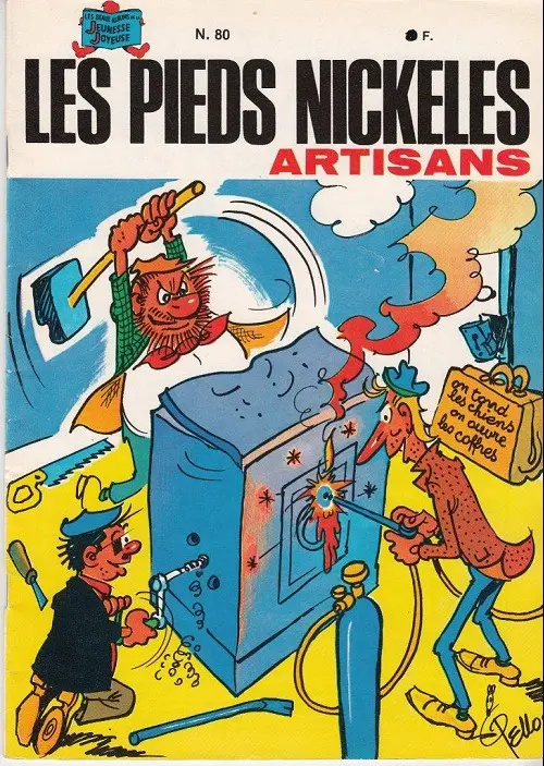 Couverture de l'album Les Pieds Nickelés Tome 80 Les Pieds Nickelés artisans