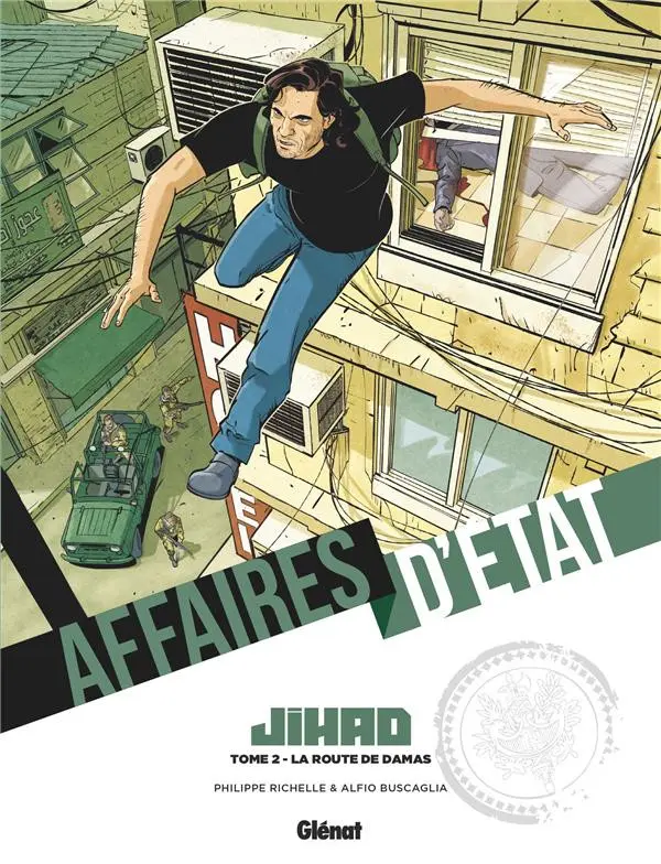 Couverture de l'album Affaires d'Etat - Jihad Tome 2 La route de Damas