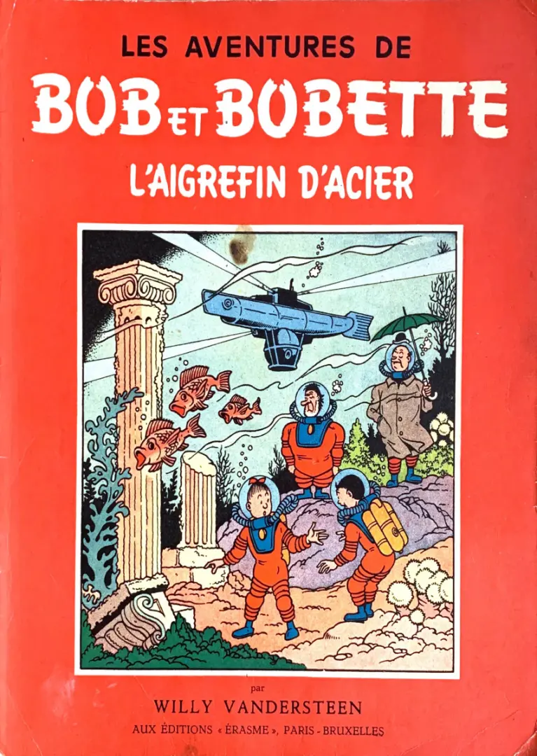Couverture de l'album Bob et Bobette Tome 16 L'aigrefin d'acier