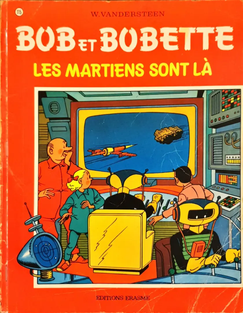 Couverture de l'album Bob et Bobette Tome 115 Les Martiens sont Là