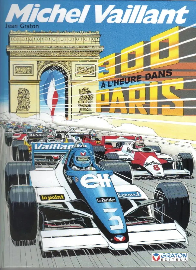 Couverture de l'album Michel Vaillant Tome 42 300 à l'heure dans Paris