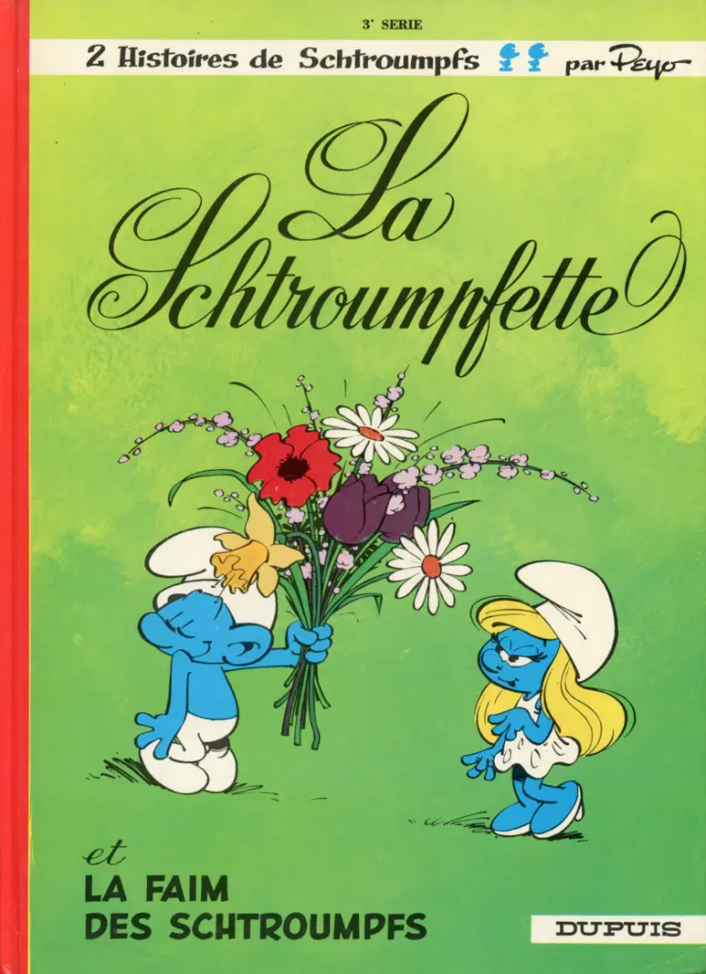 Couverture de l'album Les Schtroumpfs Tome 3 La Schtroumpfette
