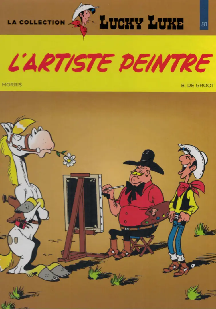 Couverture de l'album Lucky Luke La collection Tome 81 L'artiste peintre
