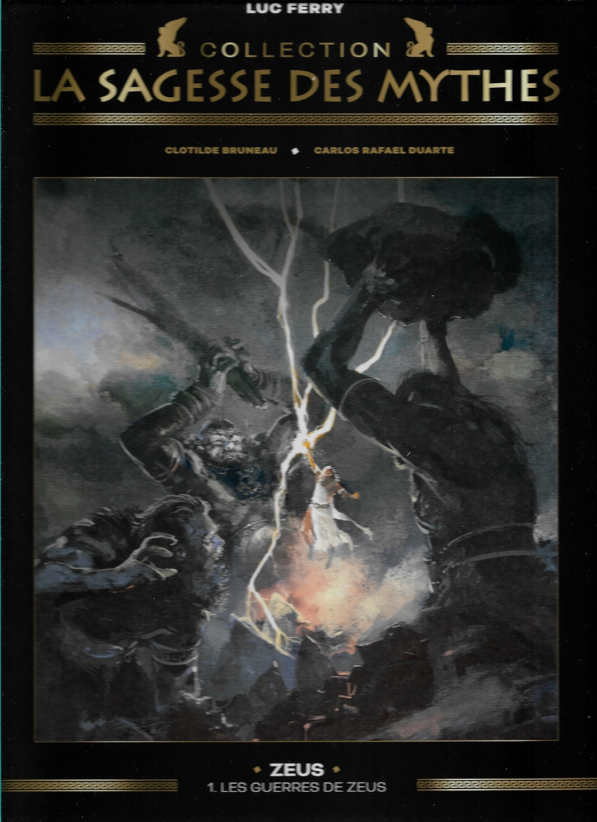 Couverture de l'album La sagesse des Mythes - La collection Zeus - 1 : Les Guerres de Zeus