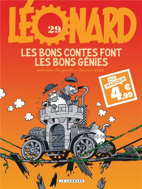 Couverture de l'album Léonard Tome 29 Les bons Contes font les bons Génies