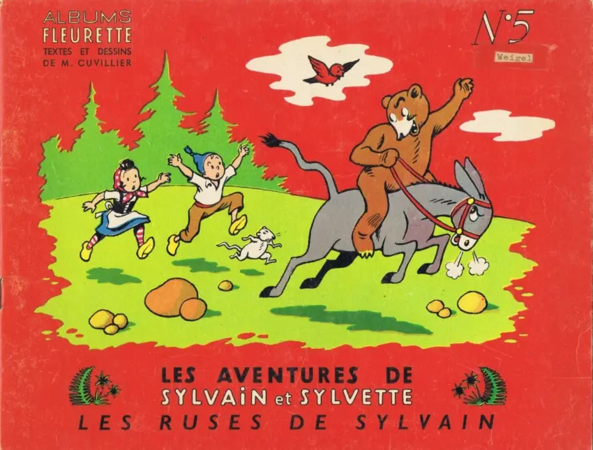 Couverture de l'album Sylvain et Sylvette Tome 5 Les ruses de Sylvain
