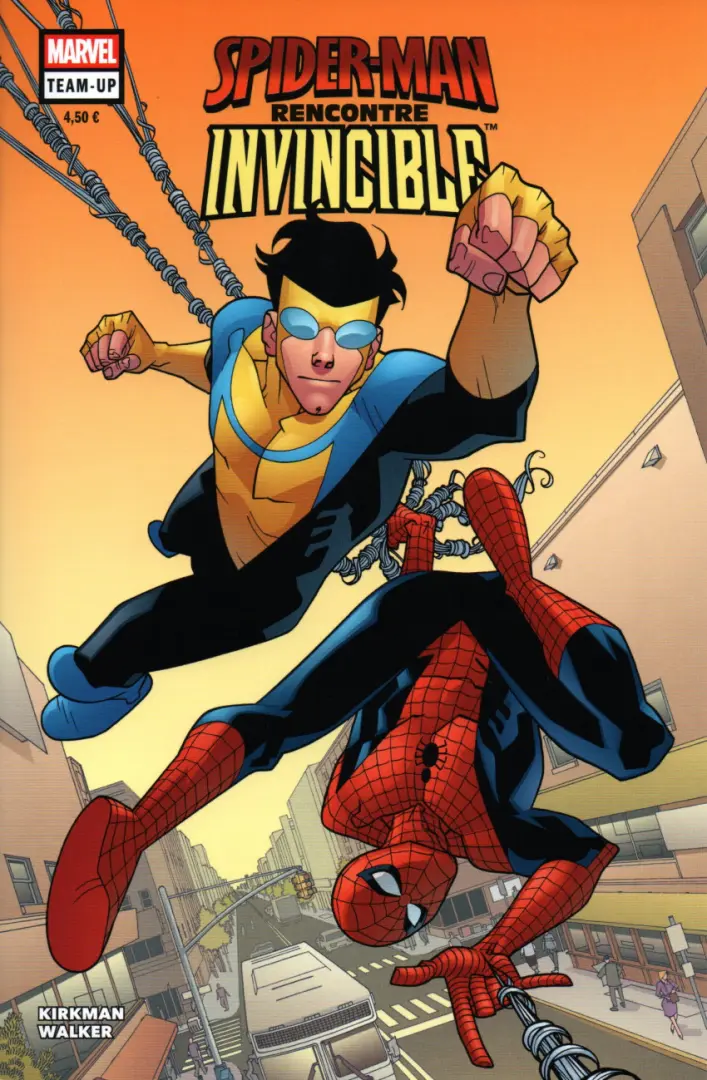 Couverture de l'album Marvel Team-UP : Spider-Man rencontre Invincible