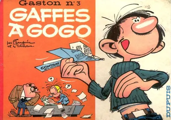 Couverture de l'album Gaston Tome 3 Gaffes à gogo