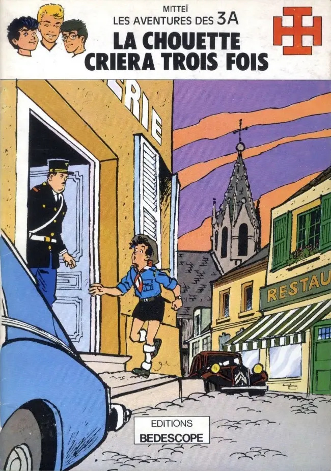 Couverture de l'album Les aventures des 3 A Tome 8 La chouette criera trois fois