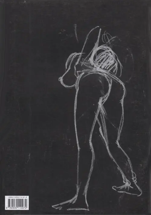 Verso de l'album Croquis (*)