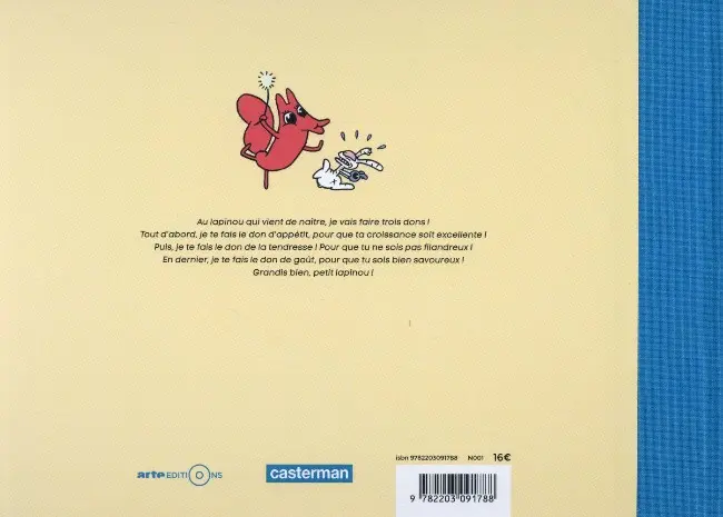 Verso de l'album La Renarde Tome 1