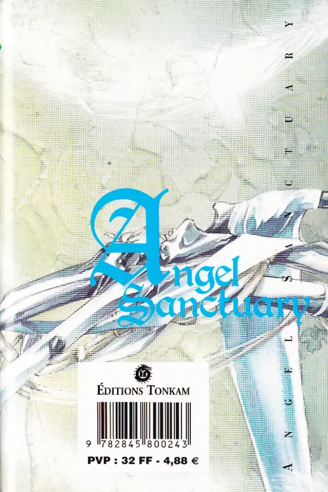 Verso de l'album Angel Sanctuary 1