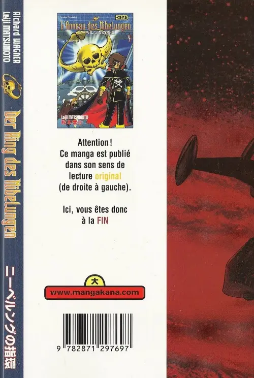 Verso de l'album L'Anneau des Nibelungen 4 La Walkyrie