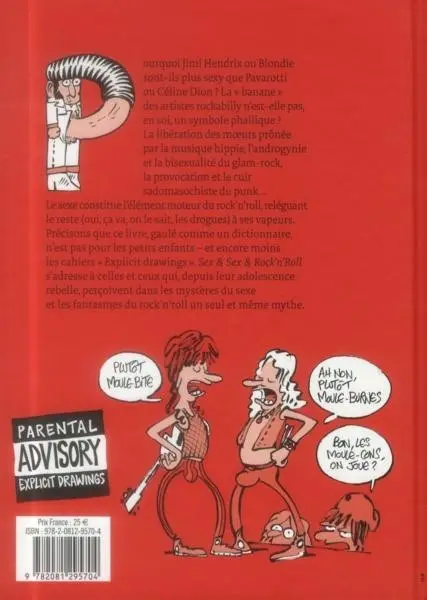 Verso de l'album Sex & Sex & Rock & Roll
