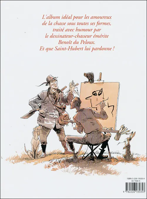 Verso de l'album Tableaux de chasse Tome 1