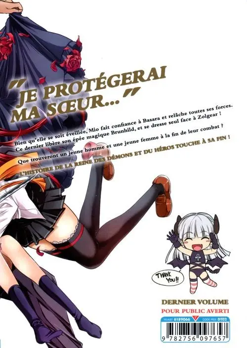 Verso de l'album The Testament of Sister New Devil 9