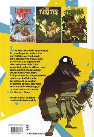 Verso de l'album Les Tikitis Tome 1 La guerre des cerveaux