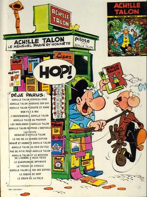 Verso de l'album Achille Talon Tome 5 L'indispensable Achille Talon