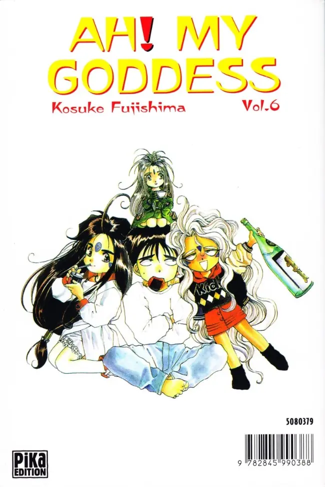 Verso de l'album Ah ! My Goddess Vol. 6