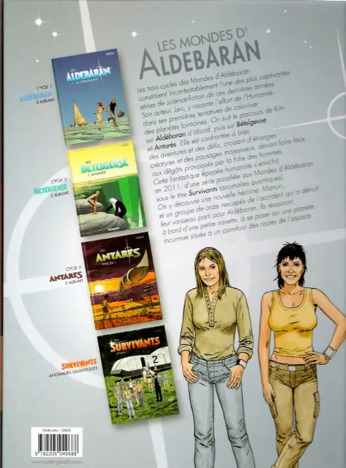Verso de l'album Aldébaran Tome 2 La blonde