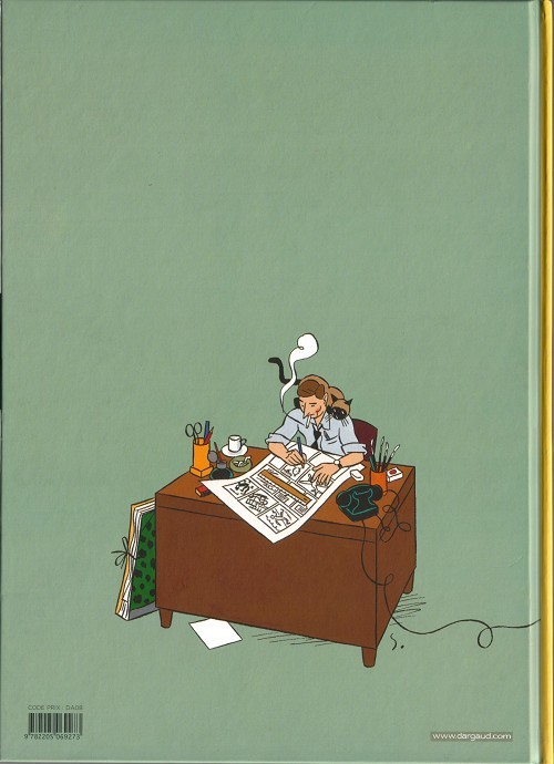 Verso de l'album Les aventures d'Hergé