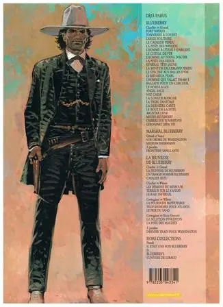 Verso de l'album Blueberry Tome 6 L'homme à l'étoile d'argent