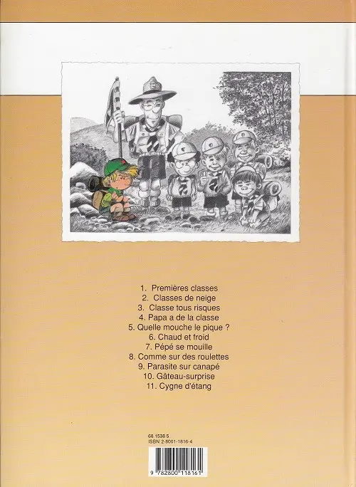 Verso de l'album Cédric Tome 4 Papa a de la classe