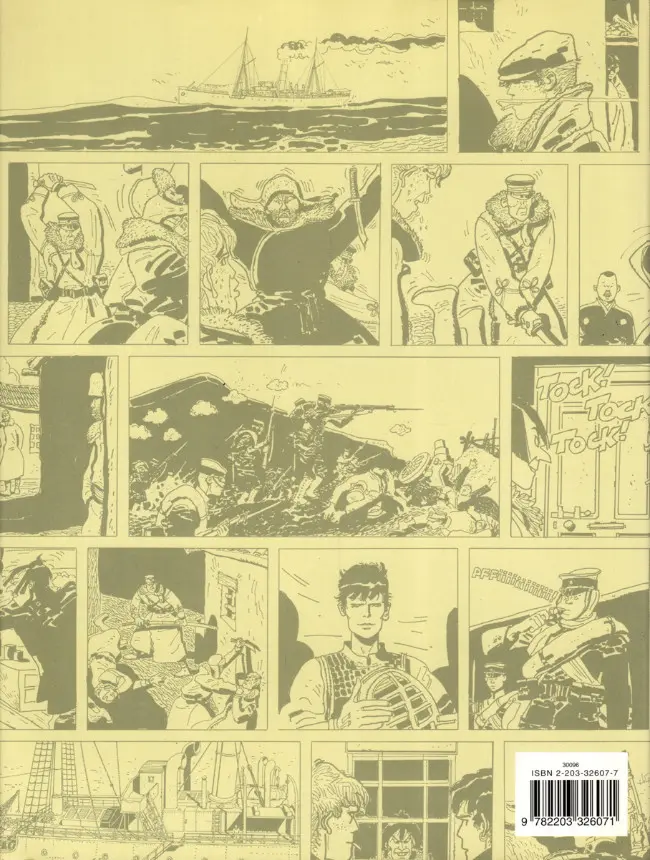 Verso de l'album Corto Maltese Tome 1 La jeunesse