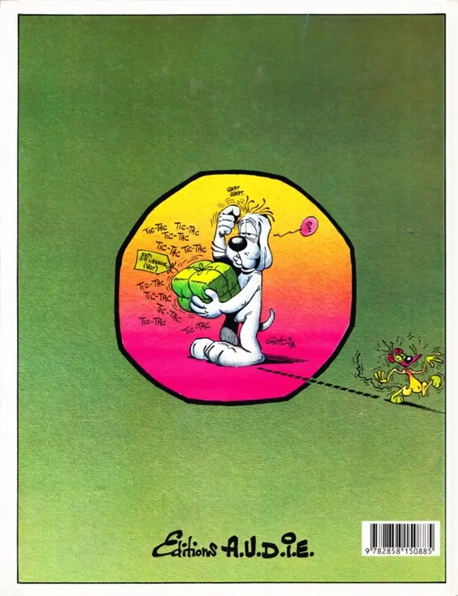 Verso de l'album Gai-Luron Tome 4 Gai-Luron et Jean-Pierre Liégeois (Jeune lecteur du Var)