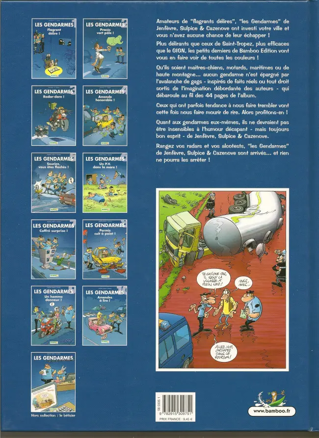 Verso de l'album Les Gendarmes Tome 8 Permis cuit à point !