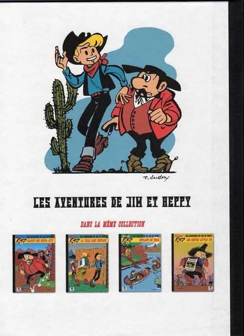 Verso de l'album Les aventures de Jim L'astucieux - Jim Aydumien Tome 3 Outlaws en péril
