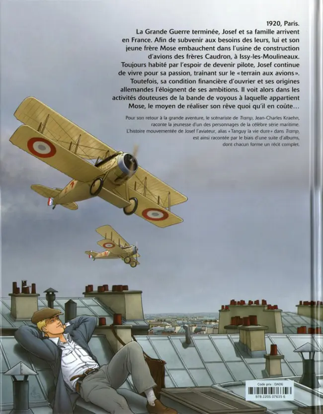 Verso de l'album L'Aviateur Tome 2 L'apprentissage