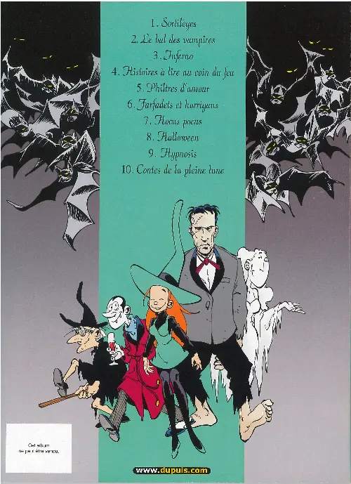 Verso de l'album Mélusine Tome 2 Le bal des vampires