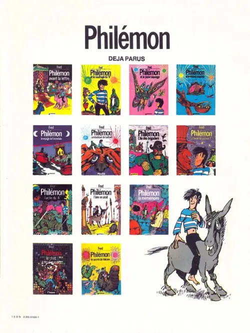 Verso de l'album Philémon Tome 9 L'arche du A
