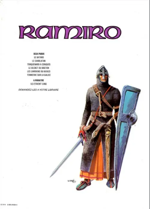Verso de l'album Ramiro Tome 1 Le bâtard