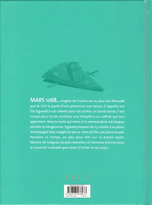 Verso de l'album Les Aigles décapitées Tome 23 La dernière croisade