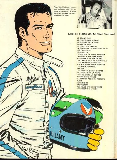 Verso de l'album Michel Vaillant Tome 27 Dans l'enfer du safari