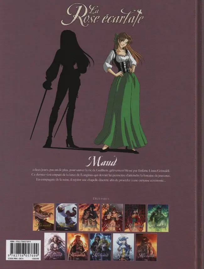 Verso de l'album La Rose écarlate Tome 11 Peux-tu comprendre cela ?