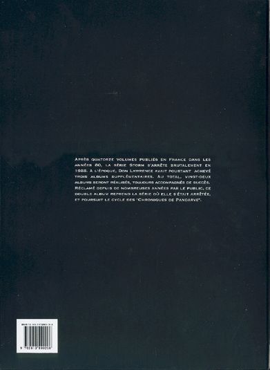 Verso de l'album Storm Tome 15/16 La planète vivante / Vendal le destructeur