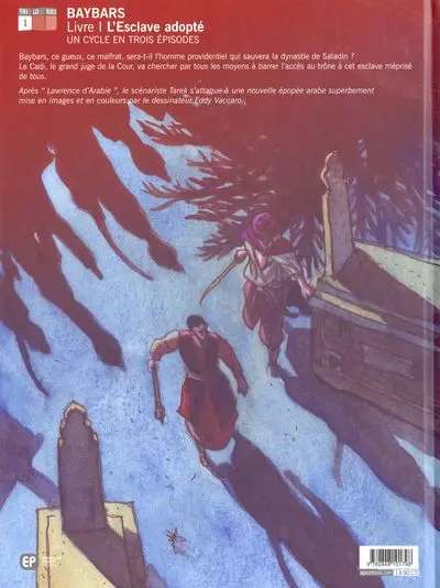 Verso de l'album Baybars Tome 1 L'esclave adopté