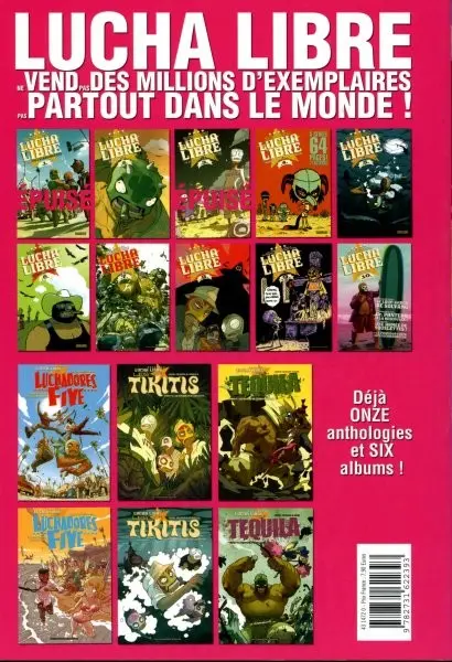 Verso de l'album Lucha Libre Tome 11 Plus vite, Tequila tue ! Tue !