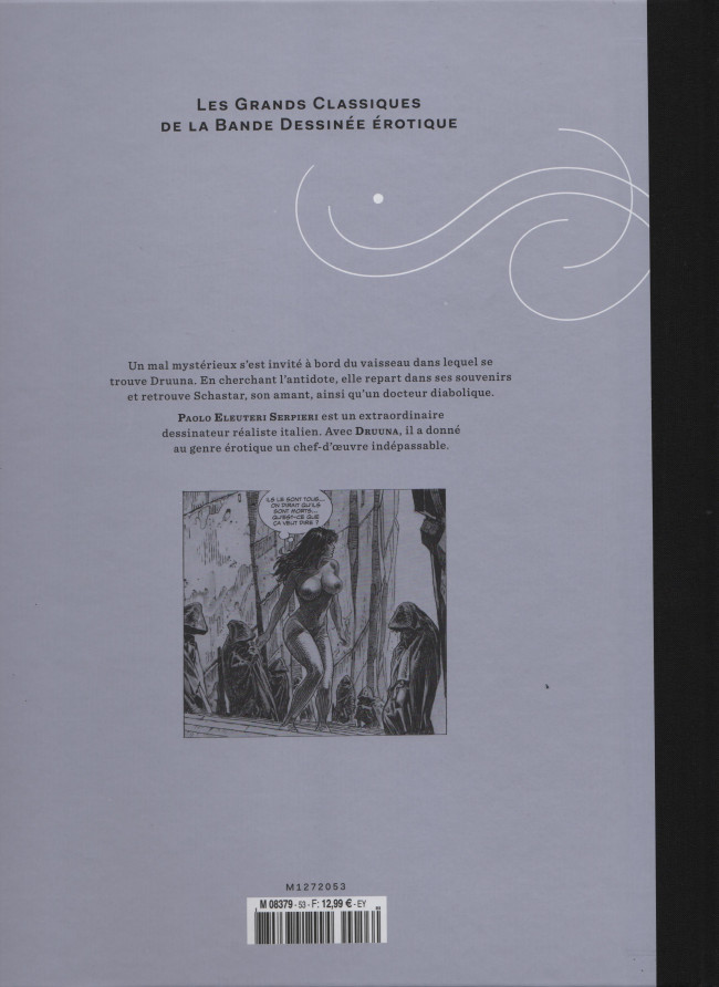 Verso de l'album Les Grands Classiques de la Bande Dessinée Érotique - La Collection Tome 53 Druuna - tome 5 Mandragora