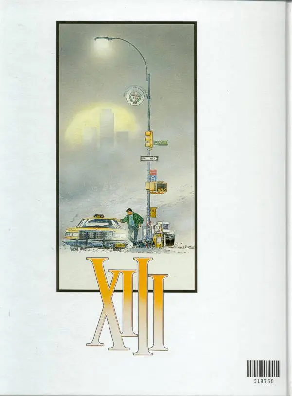 Verso de l'album XIII Tome 14 Secret défense