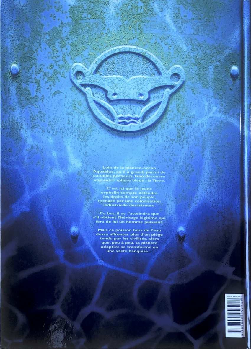 Verso de l'album Aquablue Tome 2 Planète bleue