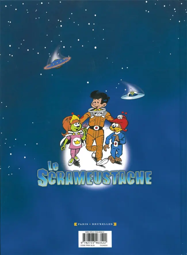 Verso de l'album Le Scrameustache Tome 15 Le stagiaire