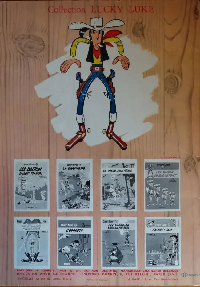 Verso de l'album Lucky Luke Tome 15 L'évasion des Dalton