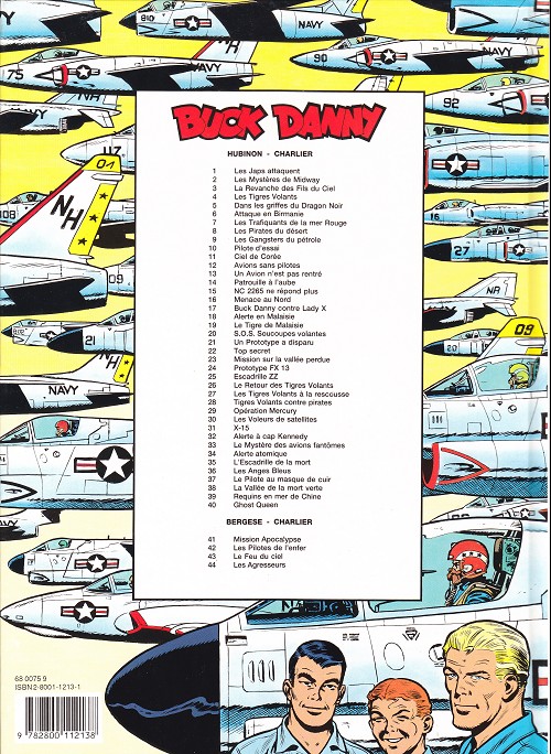 Verso de l'album Buck Danny Tome 17 Buck Danny contre Lady x